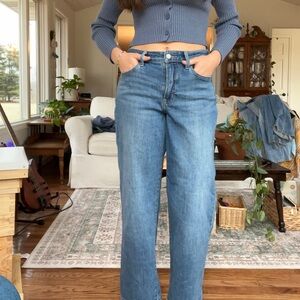 Old Navy Classic Blue high rise loose Women's Jeans